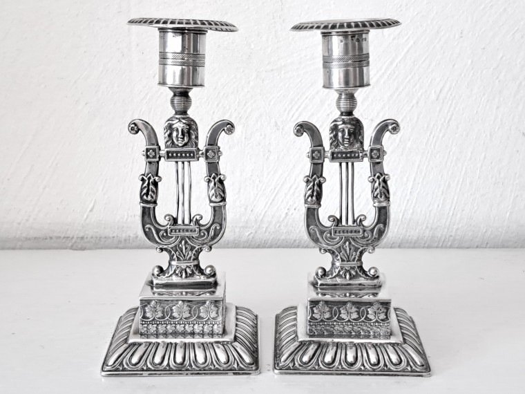 LYRLJUSSTAKAR, EMPIRE, G FOLCKER STHLM 1832