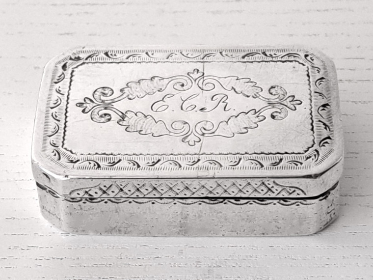 SNUSDOSA JOHAN MALMSTEDT GÖTEBORG 1809