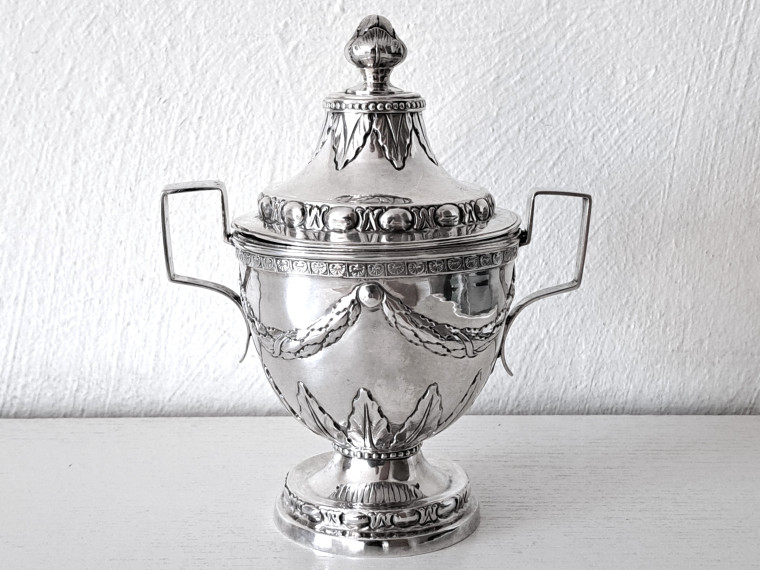 SOCKERSKÅL, MINIATYR, GUSTAVIANSK, LARS BOYE STHLM 1781