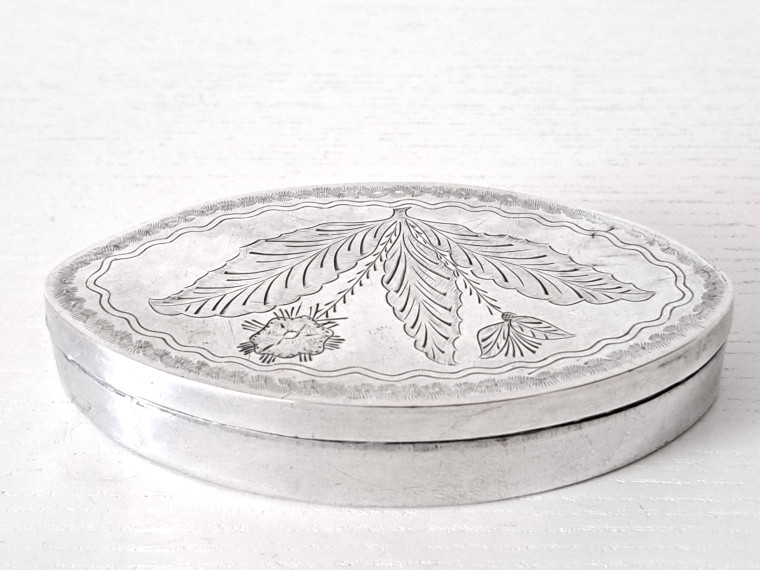 SNUSDOSA, ERIK SÖDERHOLM HÄRNÖSAND 1841