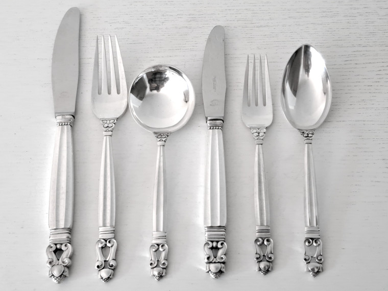 KONGE, GEORG JENSEN e 1950, UPPSÄTTNING, 72 DELAR