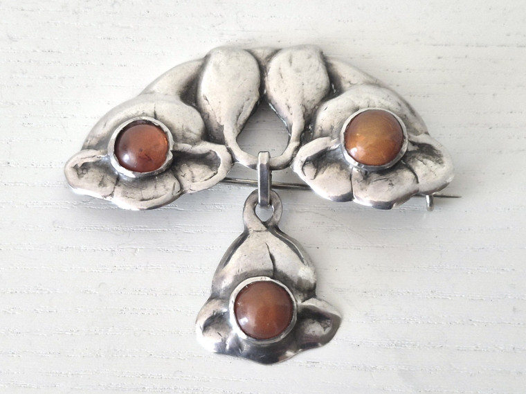 (ny) BROSCH, JUGEND, sannolikt  DANMARK c:a 1900