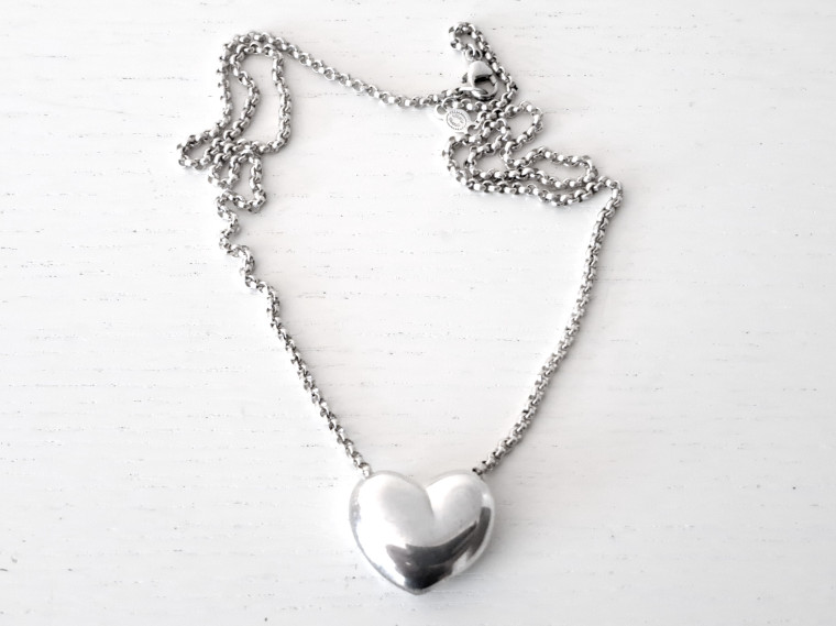 HALSBAND m HJÄRTA, design REGITZE OVERGAARD GEORG JENSEN e 1950